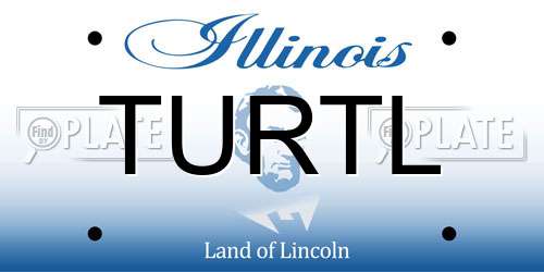 TURTL Illinois License Plate