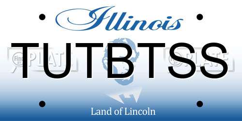 TUTBTSS Illinois License Plate