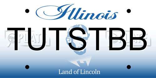 TUTSTBB Illinois License Plate
