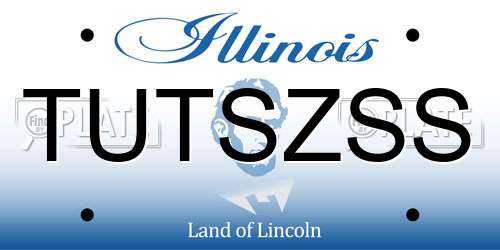 TUTSZSS Illinois License Plate