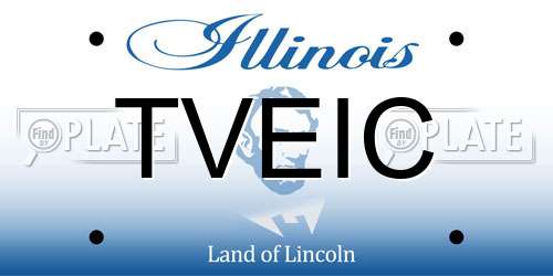 TVEIC Illinois License Plate