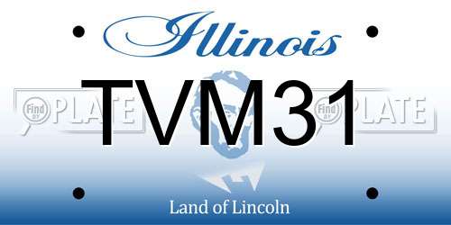 TVM31 Illinois License Plate
