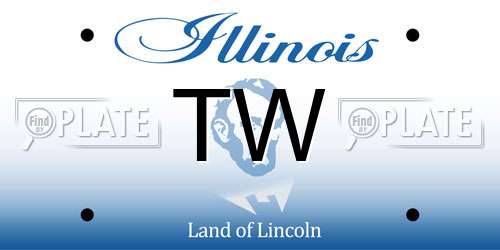 TW Illinois License Plate
