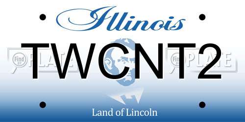 TWCNT2 Illinois License Plate