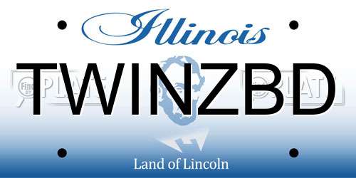 TWINZBD Illinois License Plate
