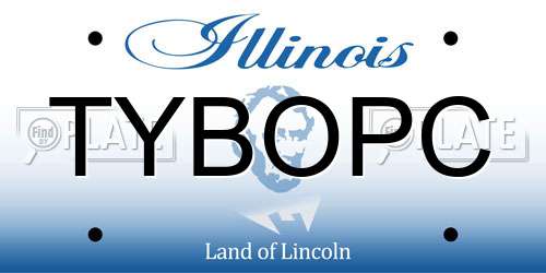 TYBOPC Illinois License Plate
