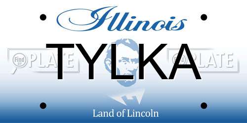 TYLKA Illinois License Plate