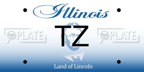 TZ Illinois License Plate