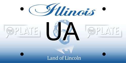 UA Illinois License Plate
