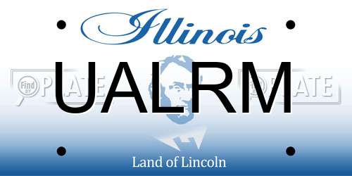 UALRM Illinois License Plate