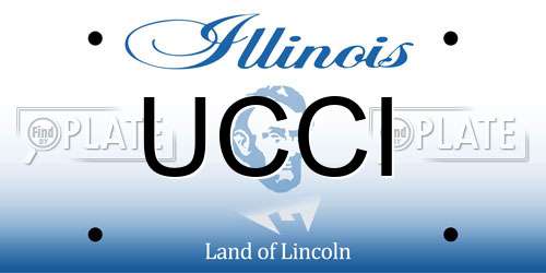 UCCI Illinois License Plate
