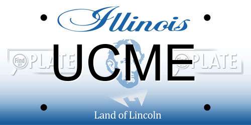 UCME Illinois License Plate