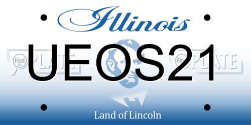 UEOS21 Illinois License Plate