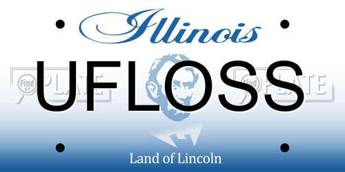 UFLOSS Illinois License Plate