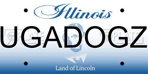 UGADOGZ Illinois License Plate