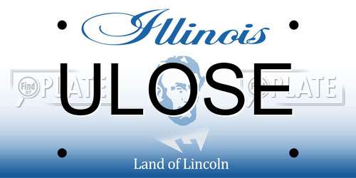 ULOSE Illinois License Plate