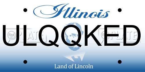 ULQQKED Illinois License Plate