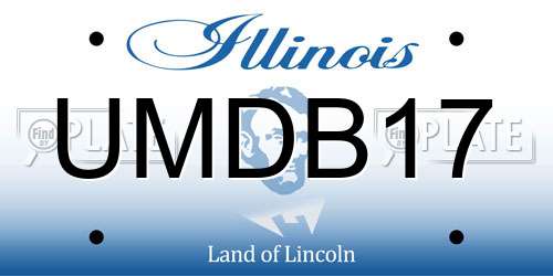 UMDB17 Illinois License Plate