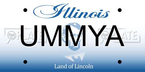 UMMYA Illinois License Plate
