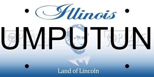 UMPUTUN Illinois License Plate