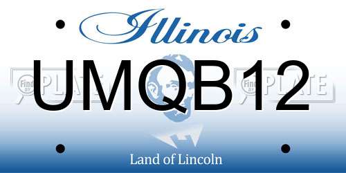 UMQB12 Illinois License Plate