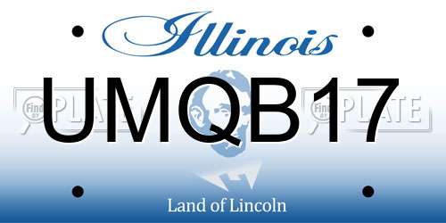 UMQB17 Illinois License Plate