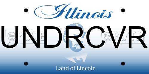 UNDRCVR Illinois License Plate