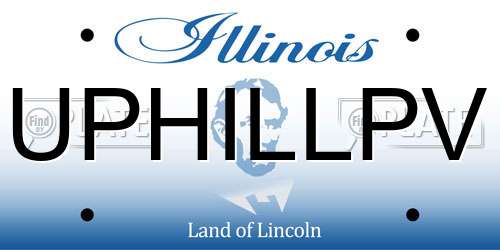 UPHILLPV Illinois License Plate