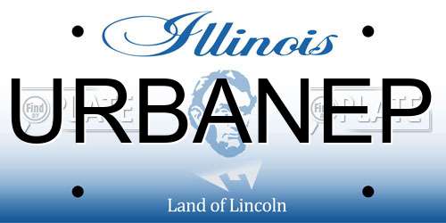 URBANEP Illinois License Plate