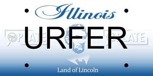 URFER Illinois License Plate