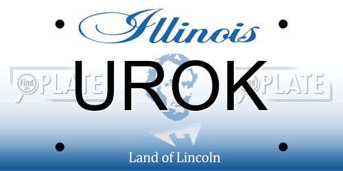 UROK Illinois License Plate