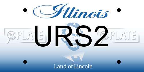URS2 Illinois License Plate