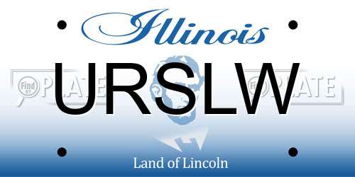 URSLW Illinois License Plate