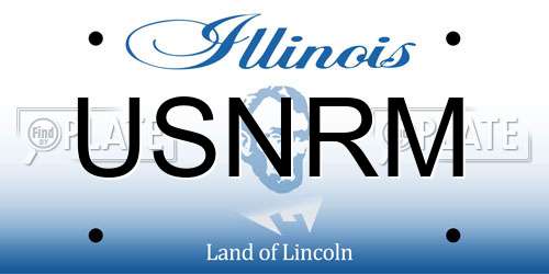 USNRM Illinois License Plate