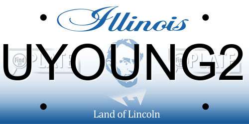 UYOUNG2 Illinois License Plate