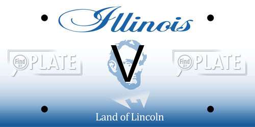V Illinois License Plate