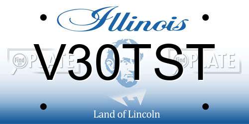 V30TST Illinois License Plate
