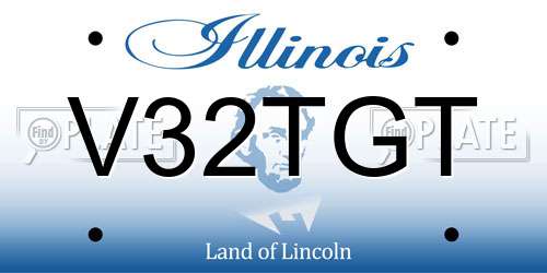 V32TGT Illinois License Plate