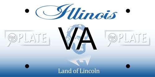 VA Illinois License Plate