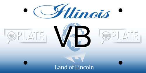 VB Illinois License Plate