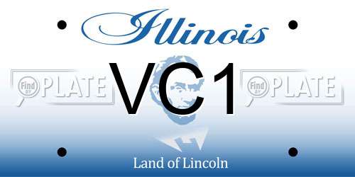 VC1 Illinois License Plate