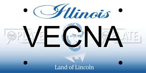 VECNA Illinois License Plate
