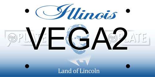 VEGA2 Illinois License Plate