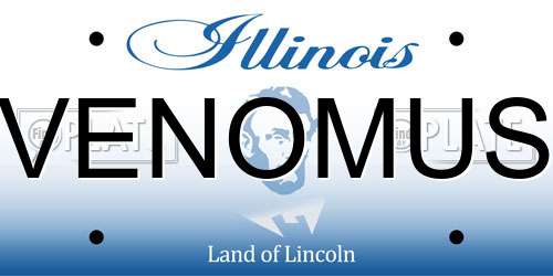 VENOMUS Illinois License Plate