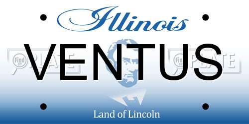 VENTUS Illinois License Plate