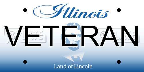 VETERAN Illinois License Plate