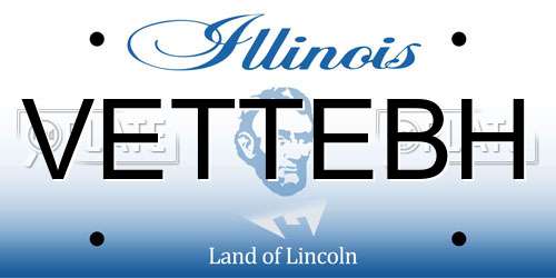 VETTEBH Illinois License Plate