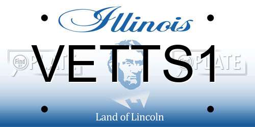 VETTS1 Illinois License Plate