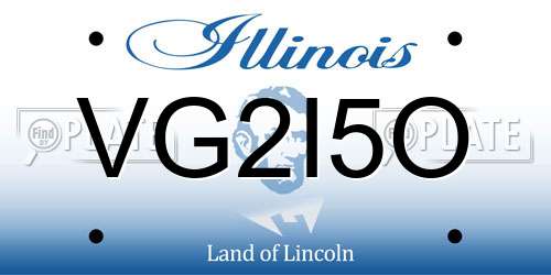 VG2I5O Illinois License Plate