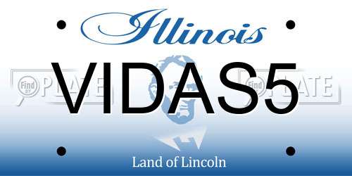 VIDAS5 Illinois License Plate